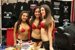 Glamour Girls Swimsuit Calendar Models at the 2008 Easyriders Show in Sacramento, California